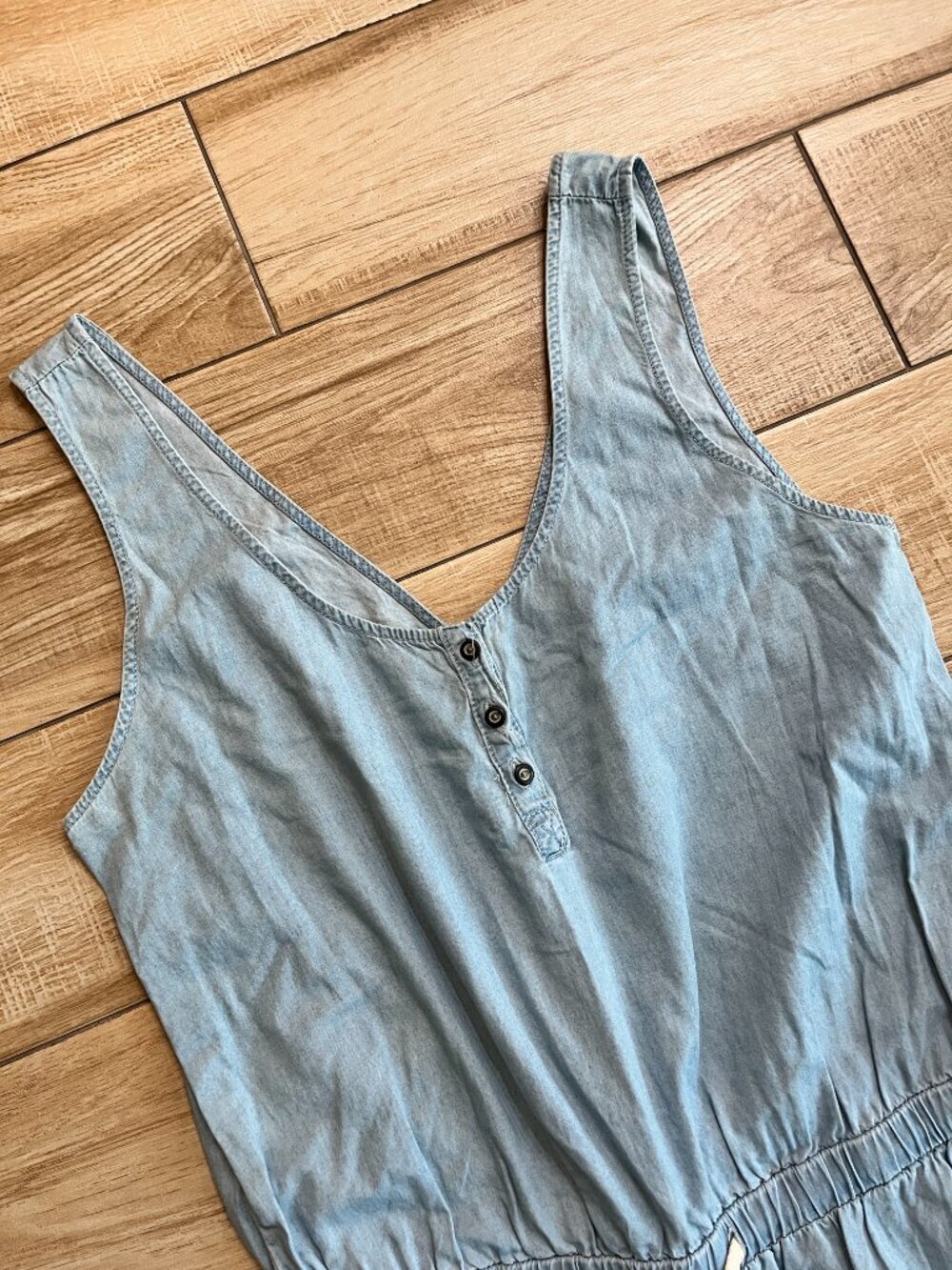 Womens Venus Denim Jumpsuit - M - Picture 2 of 7